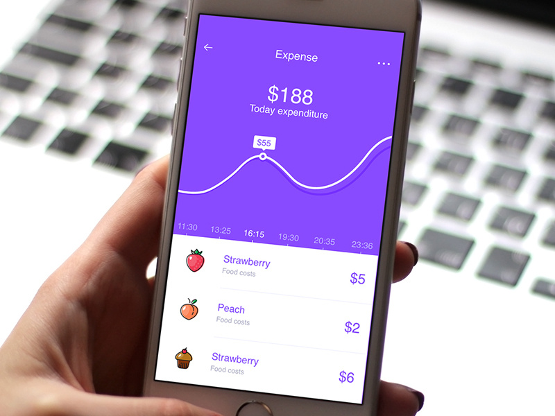 Expense Tracker - UI/UX/Visuals app mobile analytics expensetracking tracking expense illustrator photoshop design ui visuals illustration