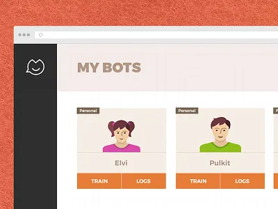 🤖 Dashboard Home - UI/UX/Visuals app bots chatbot dashboard dashboardbots design illustration illustrator photoshop ui visuals web