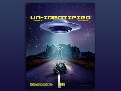 UFO Photo Manipulation adobe photoshop graphic design magazine cover movie posters photo manipulation posters