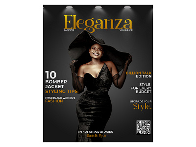 Fashion Magazine Cover Design adobe photoshop branding design graphic design magazine cover print