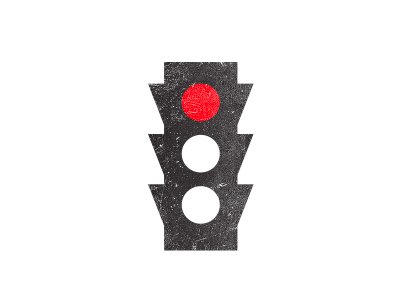 Stoplight distress grunge logo redlight sketch stoplight