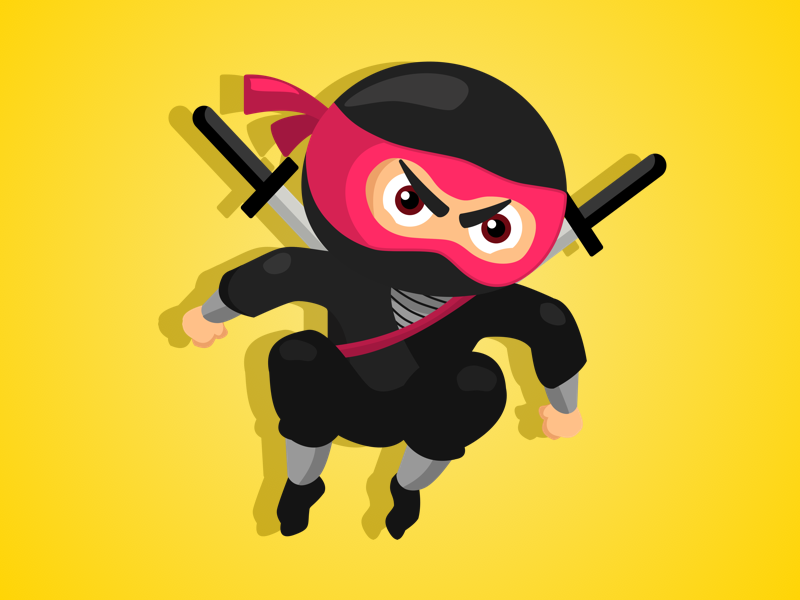 Angular Ninja by Aleksandra Ryżczak on Dribbble