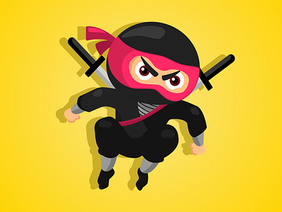 Angular Ninja ninja.character.warior.sketch