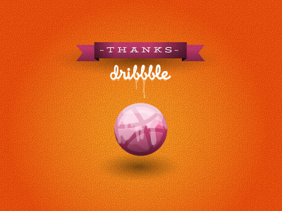 Dribbble Thanks! dribbble illustration