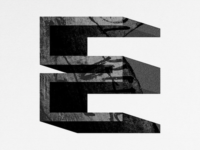 E graphics illustration typography