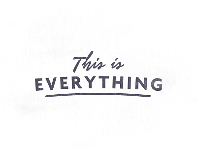 This is Everything Logo everything fashion gray lettering logo logotipo words