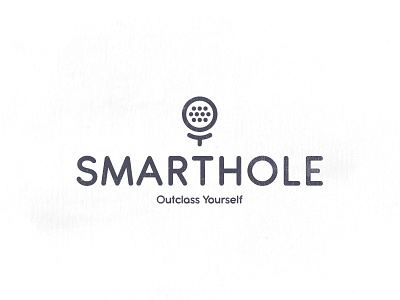 Smarthole andreabusnelli circle golf green hole logo smart swing