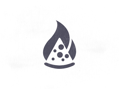 Pizza design fire flame food icon logo pizza pony pizza restaurant