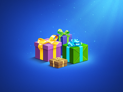 New Year is coming! app box christmas game gift holiday magic new year package ribbon snowflake tree