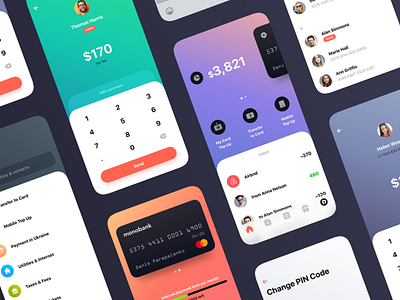 Monobank Enhancements app bank banking finance fintech ios mobile monobank payments product design redesign ui ux