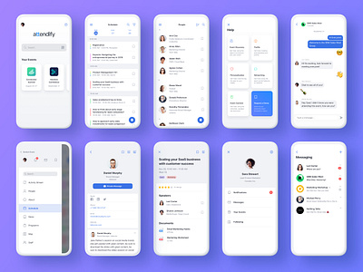 Attendify App By Denys Perepelenko For Attendify On Dribbble