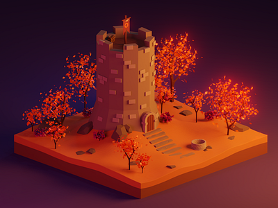 Autumn Tower