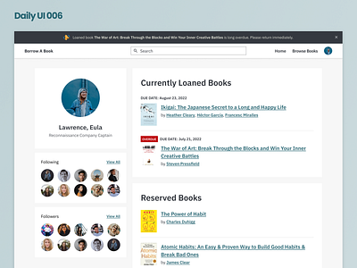Daily UI 006 User Profile