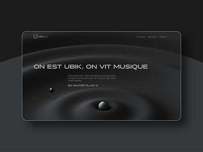 Ubik Association design ui web webpage website