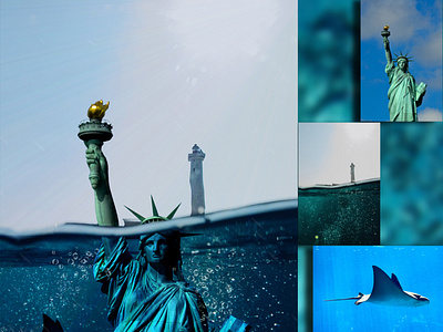 Underwater Effect adobe photoshop creative design digital art graphic design photo manipulation underwater