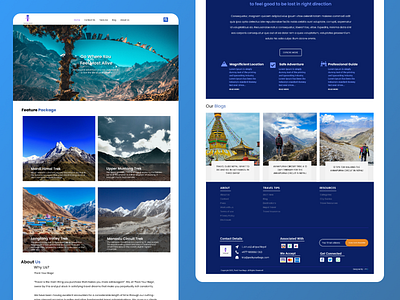 Travel Site UI Design