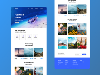 Travel Site Web Design