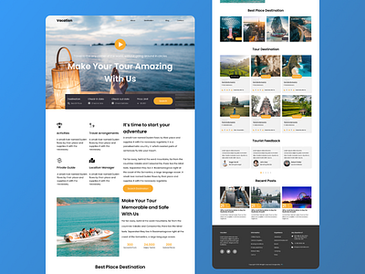 Vacation Website Design