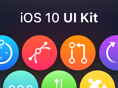 iOS 10 UI Kit freebie icons ios open source ui widgets