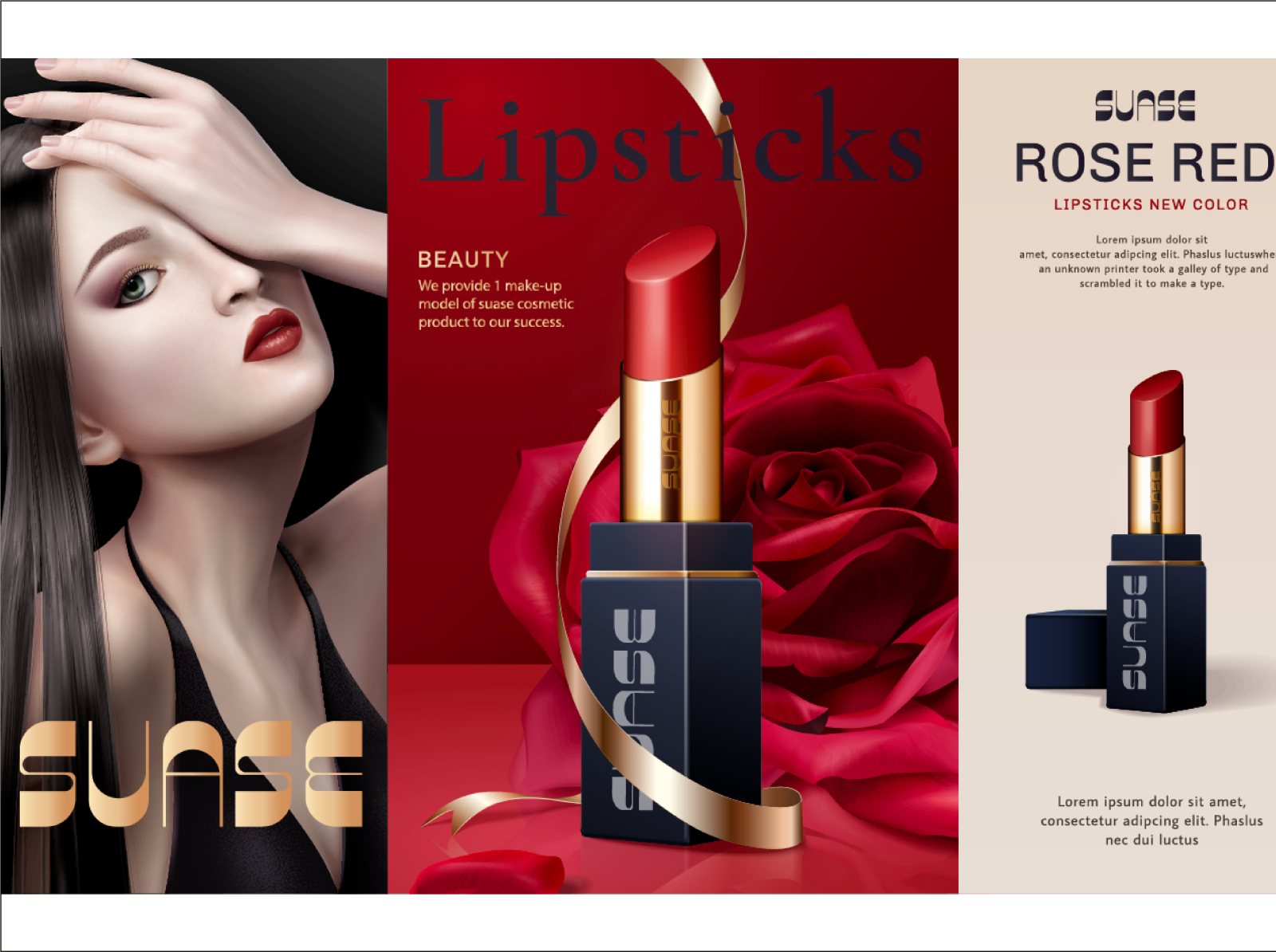 cosmetic product promotion by Sezgin Kaya on Dribbble