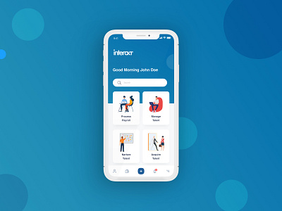 HR Management Portal app flat hr mangement portal illustration ui ux