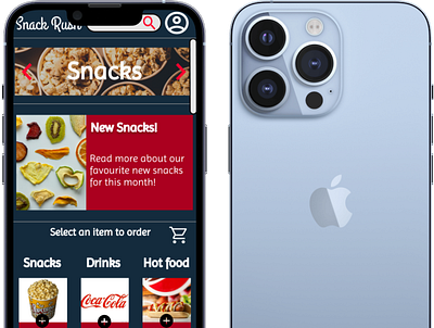 Case Study 1: Design a snack ordering app for a movie theater app design ui ux