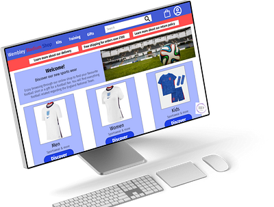 Case Study 2: Design a shopping exp for a major sports arena design ui ux webdesign website