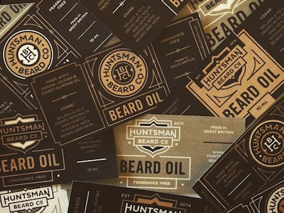 Labels For Days beard oil branding design labels packaging