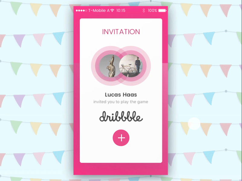 Hello Dribbble - First Shot debuts first shot invite invited screen user interface