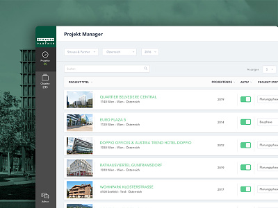 Project Management Dashboard dashboard manager real estate ui web