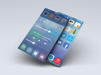 iOS 7 Redesign ios mobile redesign ui ux