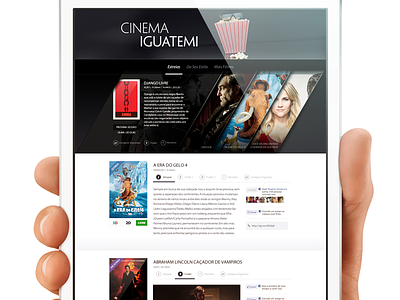 Down For A Movie? movies ui ux web