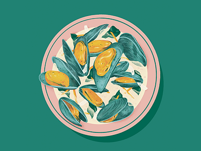 Mussels broth food illustration mussel mussels recipe seafood