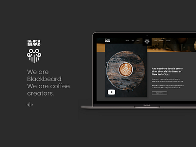 Blackbeard coffee house. We are coffee creators. app creative experience fashion interaction interface mobile prototype ui user ux web