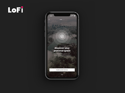 LoFi. Finding your personal space. The Parking App
