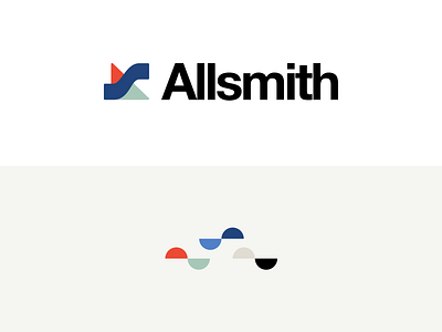 Allsmith Logomark branding helvetica neue logo logo design logomark typography