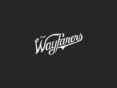 Hand-Lettered Logo for The Wayfarers Photography: