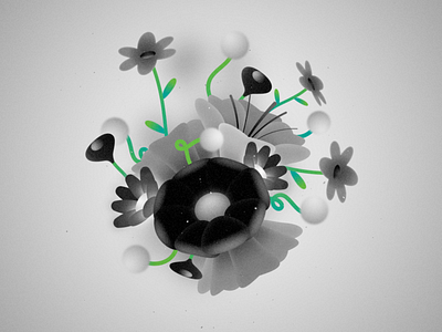 Flowers animation composition floral design flower illustration