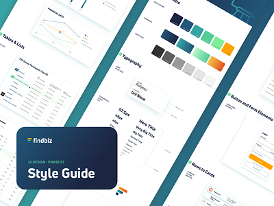UI Styleguide for Web Application app branding design gradient logo moodboard styleguide typography ui ui design uidesign uiux web app