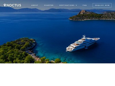Luxury Yachts UI Design ui design web design
