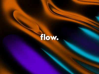 Metal Flow 3d abstract cinema 4d flow glitch glow gradient metal neon typography
