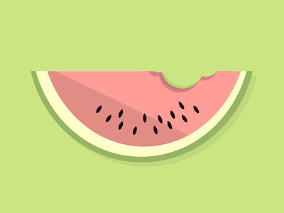 Watermelon food fruit illustration summer watermelon