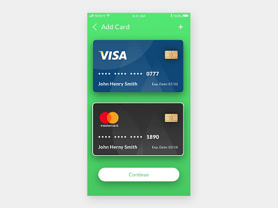 Add A Card app credit card walk through