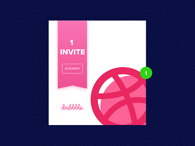 1 DRIBBBLE INVITE GIVEAWAY