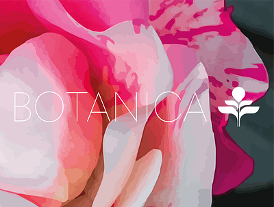 Botanica brand branding community flowers graphic design illustration logo logo design nature typography vector