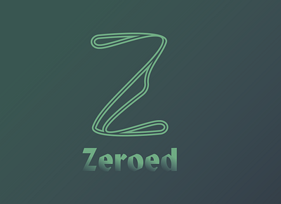Zeroed brand branding design environment environmental graphic design logo logo design vector