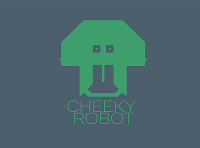 Cheeky Robot branding design graphic design logo logo design vector