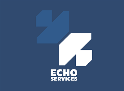 Echo Services branding design graphic design logo logo design vector
