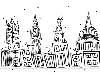 London Skyline! animation branding design graphic design illustration logo photo photoshop ui vector