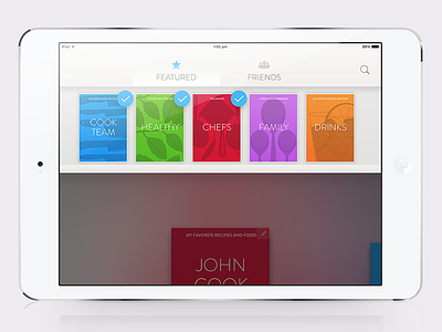 Cook - The Library cook cook book ios7 ipad recipe